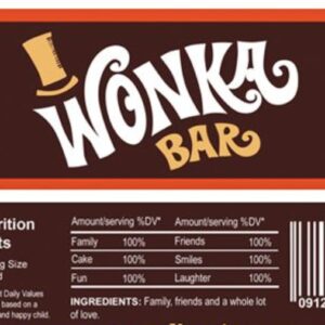 wonka's chocolate bar