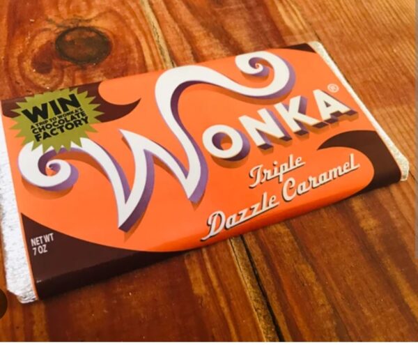 Wonka Triple Dazzle Caramel bar