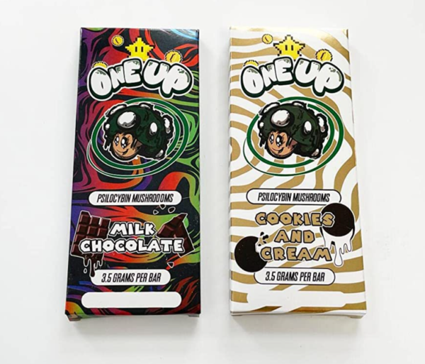 one up psychedelic chocolate bar
